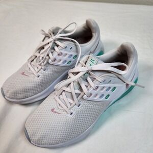 Nike Air Max Bella TR 4 White Pink Green Sneakers CW3398-105 Size Wmn 6.5